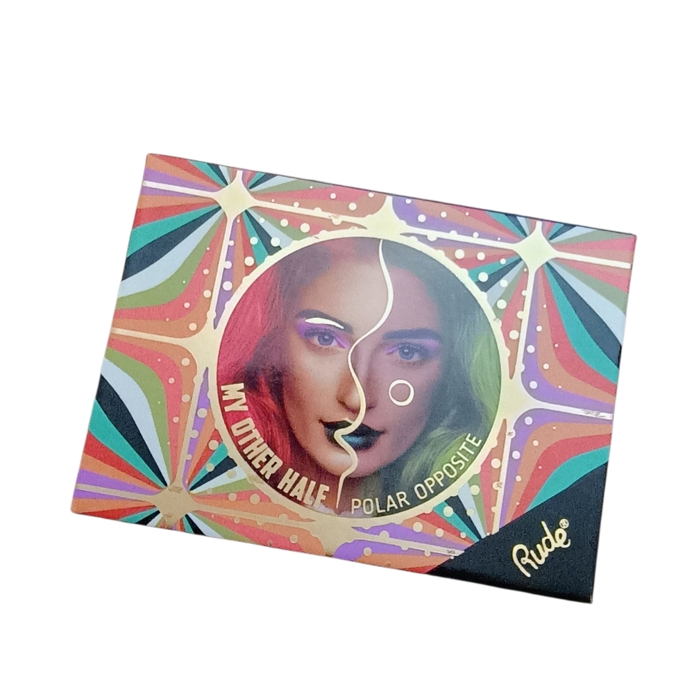 Rude Cosmetics My Other Half Duo Shade Face Palette, Polar Opposite